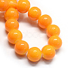 Baking Paint Glass Round Bead Strands DGLA-Q020-10mm-12-2