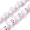 Handmade Lampwork Beads Strands LAMP-N021-43I-1
