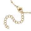 304 Stainless Steel Cable Chain Satellite Chain Bracelet Making BJEW-JB13163-04-4