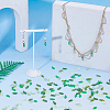 500Pcs 5 Colors Transparent Acrylic Charms TACR-DC0001-13-4