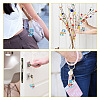 2 Sets 2 Style DIY Diamond Painting Sporting Panda Keychain Kits DIY-TA0003-80-9