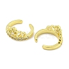 Brass Micro Pave Cubic Zirconia Cuff Earrings EJEW-C104-022G-2