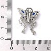 Brass Micro Pave Cubic Zirconia Slide Charms KK-G503-37P-02-3