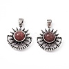 Natural Strawberry Quartz Pendants KK-A173-08AS-02-3