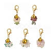 Alloy Enamel Pendant Decoraiton HJEW-JM00960-1