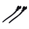 Vintage Schima Wood Hair Sticks Findings OHAR-N008-03-1