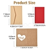 5 Bags Kraft Paper Greeting Cards AJEW-YW0001-50A-3