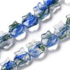Inner Flower Handmade Lampwork Beads Strands LA-CBA3F7A-01D-1