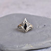 Brass Pave Cubic Zirconia Finger Rings FS-WGC2302-04-1