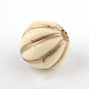 Pumpkin Plating Acrylic Beads PACR-Q102-200A-2