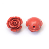 Flower Cinnabar Beads CARL-Q003-07-2