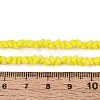 Frosted Opaque Glass Beads Strands GLAA-N017-4mm-13-2