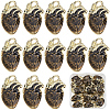 30Pcs Rack Plating Alloy Enamel Pendants FIND-SC0015-12A-1