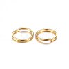 304 Stainless Steel Open Jump Rings X-STAS-O098-01G-15-2