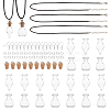 90Pcs DIY Glass Wishing Bottle Jewelry Sets Kits DIY-SC0014-96P-1