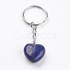 Natural Dyed Lapis Lazuli Keychain KEYC-F019-02M-2