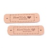 PU Leather Label Tags DIY-H131-A09-1