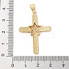 Brass Micro Pave Clear Cubic Zirconia Pendants KK-A212-06C-G-3