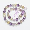 Natural Ametrine Beads Strands G-G462-10mm-06-2