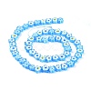 Handmade Millefiori Glass Bead Strands X-LAMP-J035-8mm-09-3