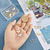 24Pcs 4 Styles Valentine's Day 304 Stainless Steel Connector Charms STAS-DC0011-68-3