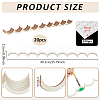 20Pcs Fan Shaped Wooden Frames DIY-BC0017-14A-2