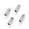 Tarnish Resistant 304 Stainless Steel Cord Ends STAS-K190-01C-P-1