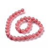 Natural Malaysia Jade Beads Strands G-A146-8mm-B08-5