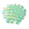 UV Plating Transparent Acrylic European Beads OACR-F004-10E-1