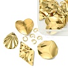 16Pcs 8 Style 201 Stainless Steel Pendants DIY-FS0005-37G-3