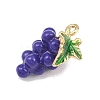 Fruit Alloy Enamel Pendants ENAM-P264-02G-G03-3