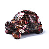 Tortoise Assembled Natural Bronzite & Synthetic Imperial Jasper Model Ornament G-N330-39A-01-1