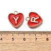 Alloy Enamel Pendants ENAM-K075-02G-02-3