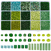 15 Styles Glass Seed & Bugle Beads SEED-PA0001-14C-1