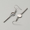 314 Stainless Steel Earring Hooks STAS-WH0046-01E-2