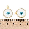Brass Micro Pave Cubic Zirconia Pendants KK-G522-27G-3