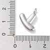 Rack Plating Brass Balloon Letter Pendants LS-KK-C050-01P-Y-3