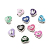 Alloy Enamel Beads PALLOY-F290-01P-1