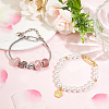 2Pcs 2 Colors 925 Sterling Silver Spring Gate Rings STER-BBC0008-02-4