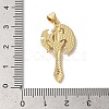 Axe Shapes Rack Plating Brass Cubic Zirconia Pendants KK-K385-076G-5