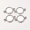 Alloy Cabochon Connector Settings PALLOY-A13117-AS-RS-1