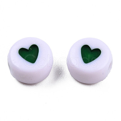 Opaque Acrylic Beads MACR-N008-57C-1