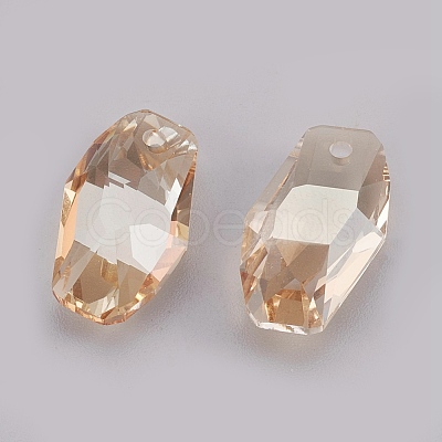 K9 Glass Rhinestone Pendants GLAA-K034-C05-A-1