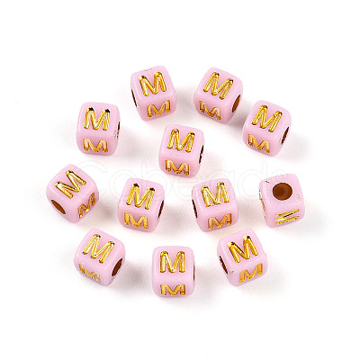 Plating Acrylic Beads OACR-N140-01D-M-1