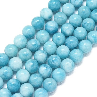 Natural Malaysia Jade Beads Strands G-B165-C09-8mm-1