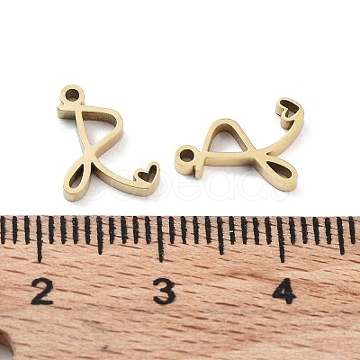 304 Stainless Steel Charms STAS-M327-02G-R-1