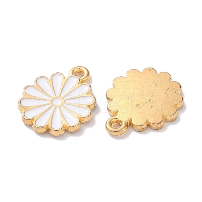 Alloy Enamel Pendants ENAM-O001-07I-G-1