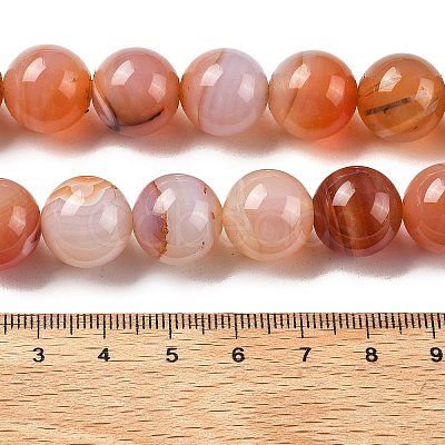 Natural Multi-Color Agate Beads Strands G-A261-B21-14mm-1