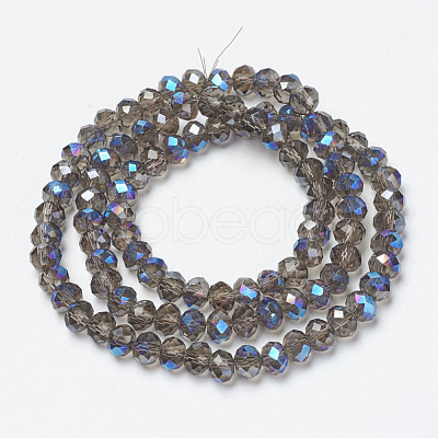 Electroplate Glass Beads Strands EGLA-A034-T4mm-I10-1