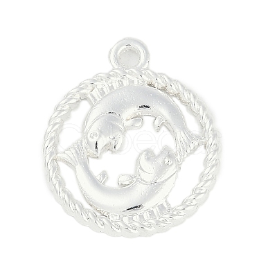 Twelve Constellations Alloy Pendants PALLOY-Q006-01F-S-1